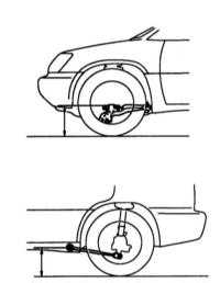  Проверка и регулировка углов установки передних колёс Lexus RX300