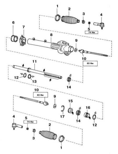  Снятие, установка, разборка и сборка рулевого механизма Lexus RX300